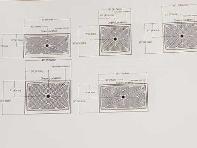 Shower Drain Location Planning